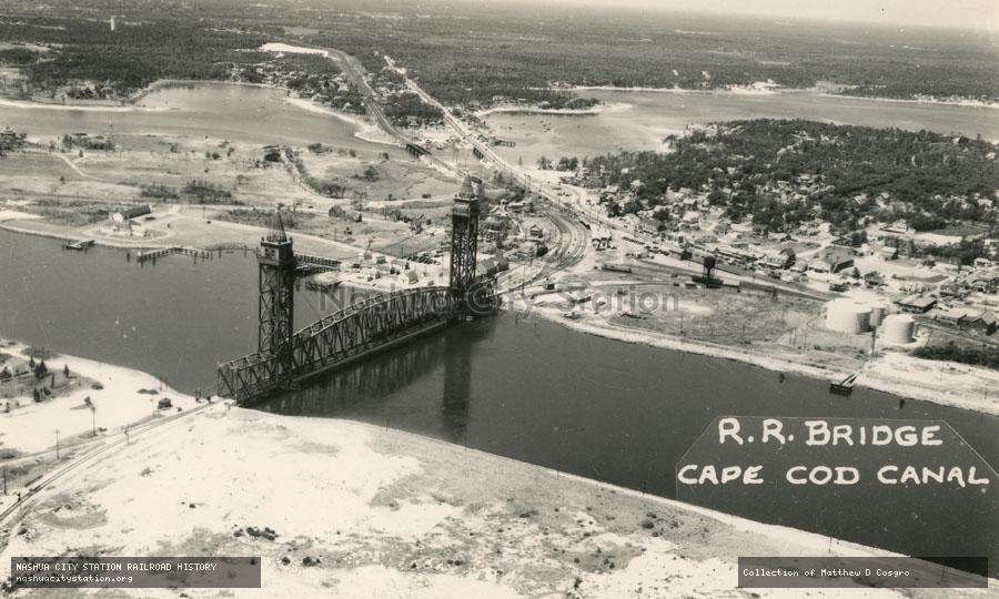 Postcard: Railroad Bridge, Cape Cod Canal